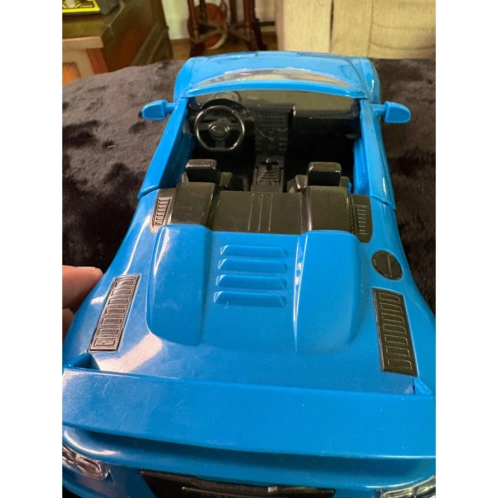 Driven by Battat Blue Convertible Sports Car Toy Vehicle Supercar Style